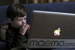 image of a child using a computer courtesy of timasamoff on Flickr ...