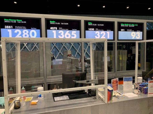 Legrady artwork, first visualization