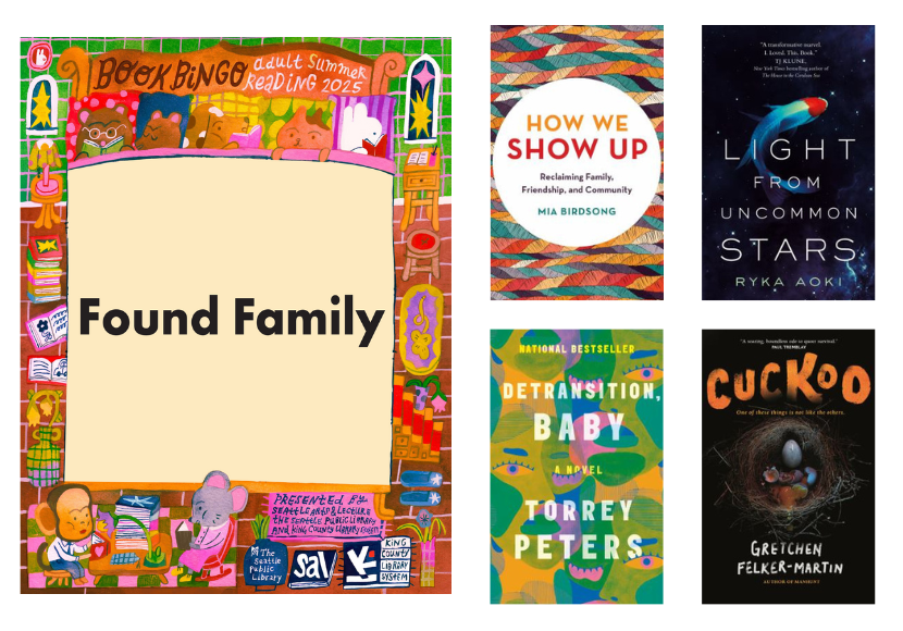 Book Bingo NW 2025: Found Family