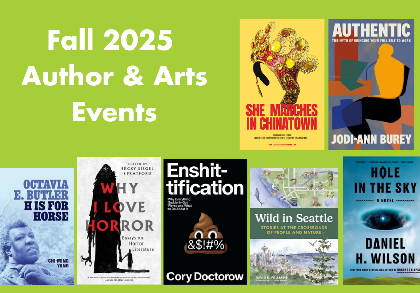 Fall 2025 Author and Arts Events at the Library