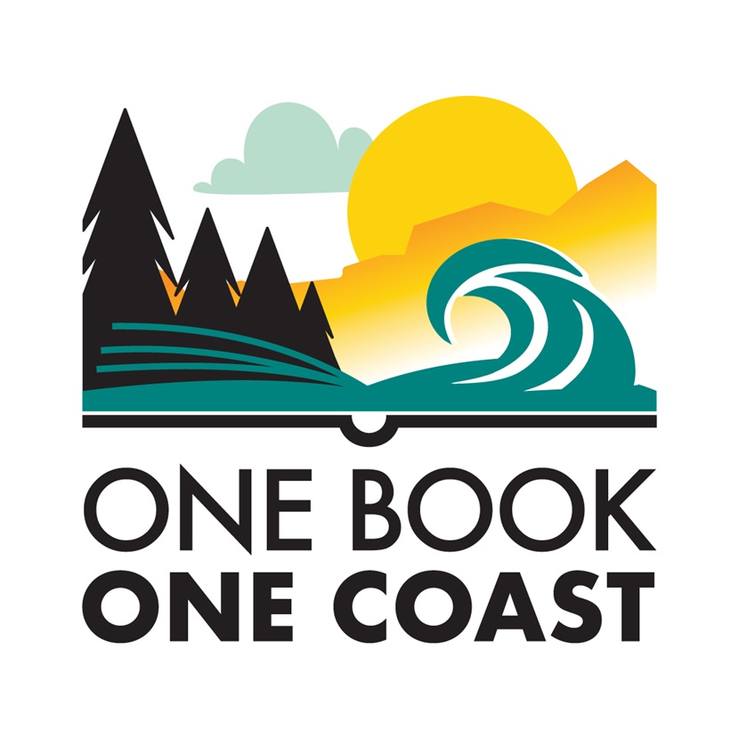 One Book, One Coast logo