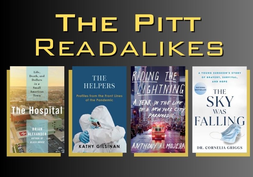 Image with the words: The Pitt Readalikes, above 4 book covers.