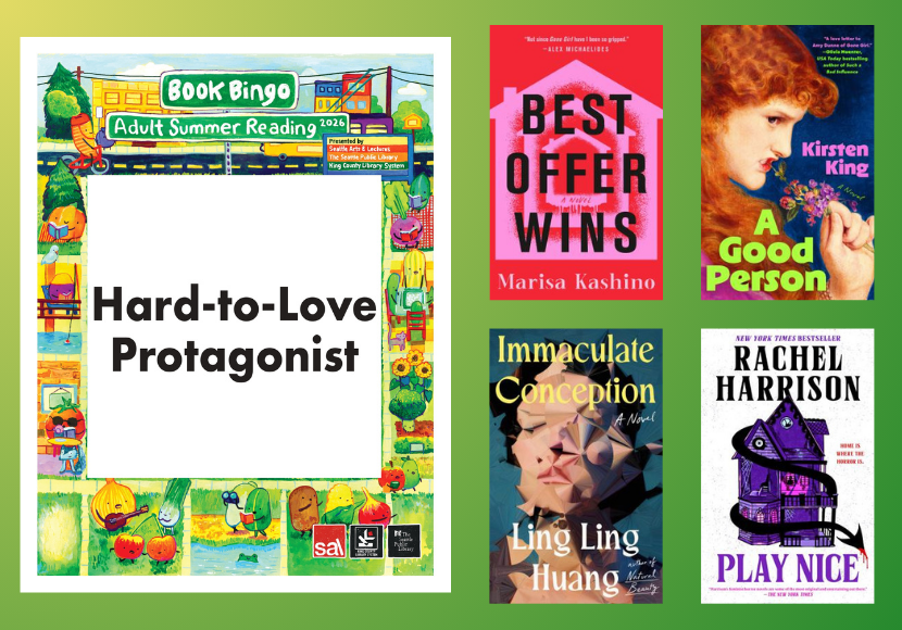 Book Bingo NW 2026: Hard-to-Love Protagonist